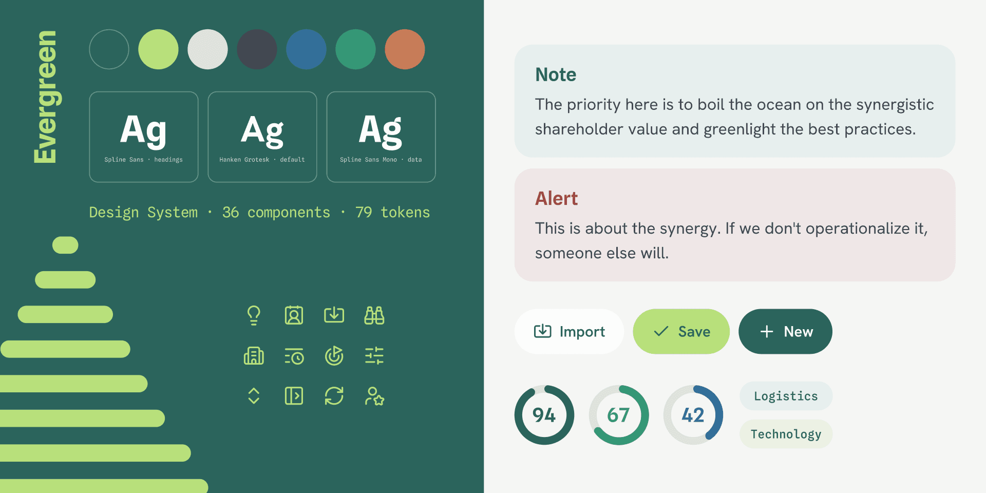 Evergreen Design System project screenshot